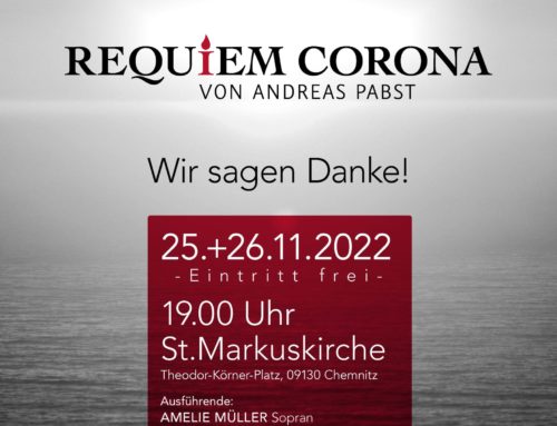 Die Singakademie Chemnitz dankt Pandemie-Helfern
